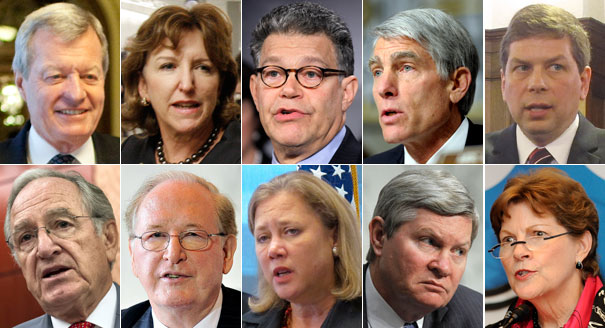 2014 Midterm Elections Incumbent Democrats