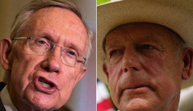 harry reid and Nevada rancher cliven bundy