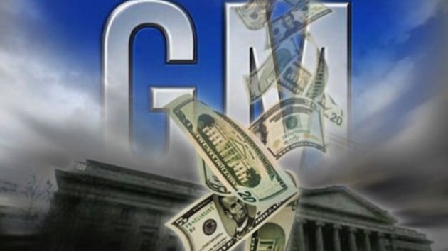 gm auto bailout cost us treasury