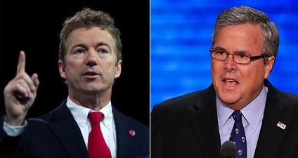 rand paul and jeb bush