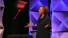 woman throws shoe