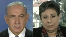 Benjamin Netanyahu and Hanan Ashrawi Fox News Sunday