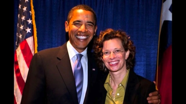 Michelle Nunn and Barack Obama