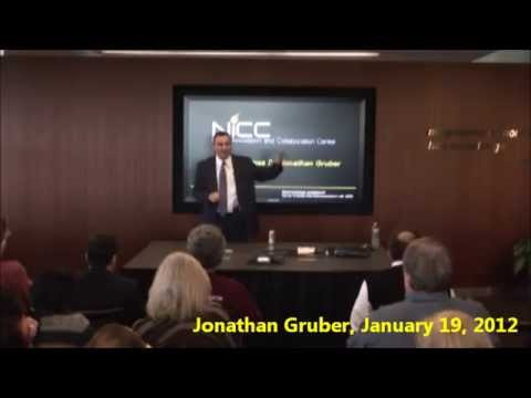 ObamaCare architect Jonathan Gruber 2014 v. Gruber 2012