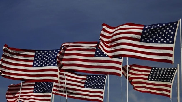 independence day american flags