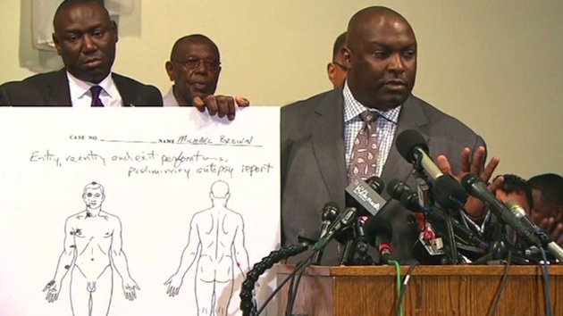 mike-brown-autopsy-presser-daryl-parks-ben-crump