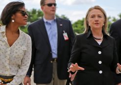 Clintons land in Haiti to showcase industrial park