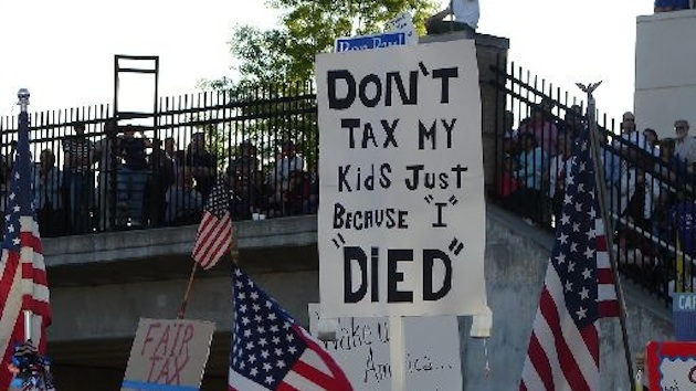 death-tax-protest