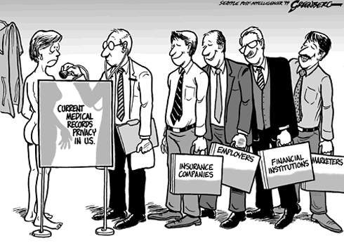 Medical privacy-obamacare-cartoons