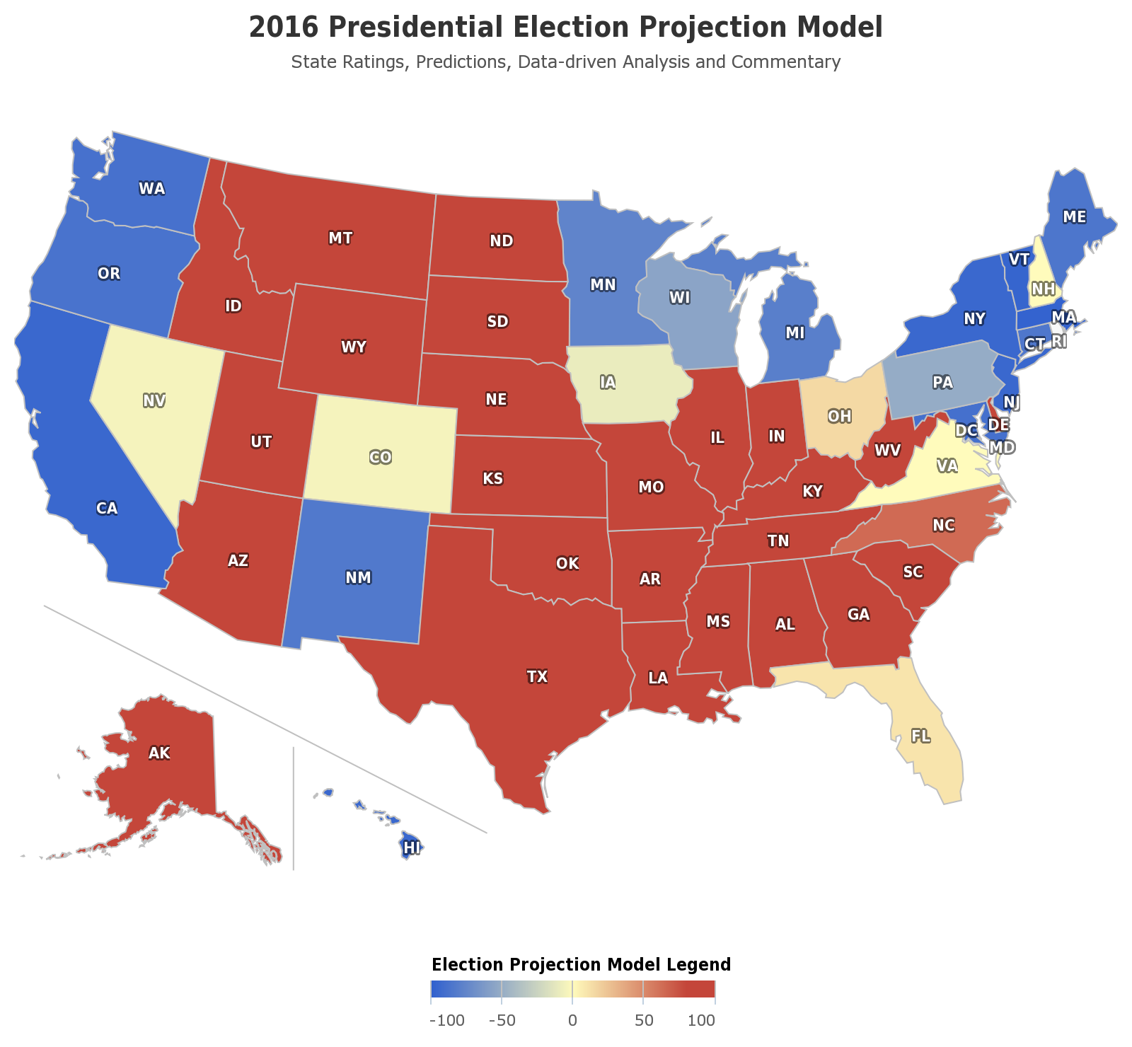 2016 presidential election map