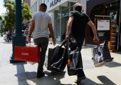 consumer sentiment men shopping