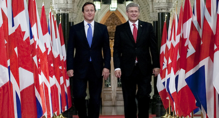 Stephen Harper David Cameron