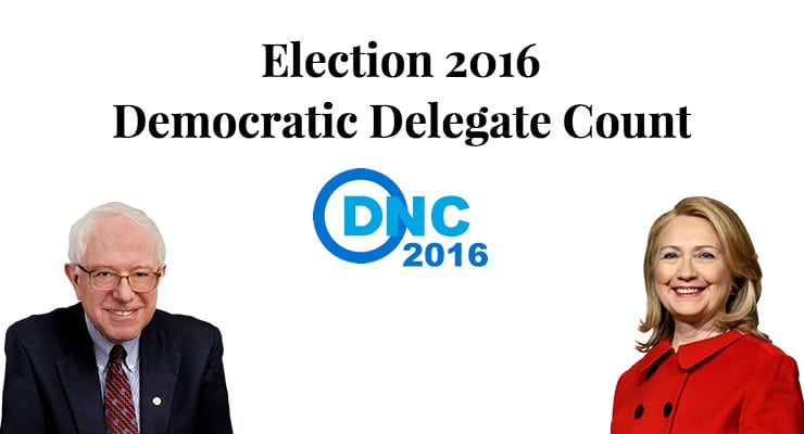 2016 Democratic Delegate Count