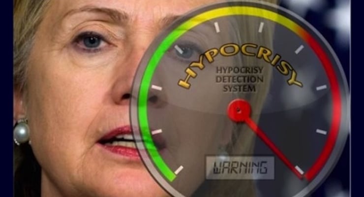 Statist Hillary Hypocrisy Meter