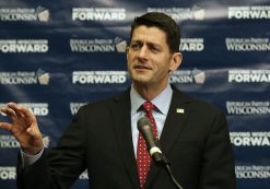 House Speaker Paul Ryan, R-Wisconsin, at a press conference during the Republican Party of Wisconsin 2016 State Convention at the KI Convention Center in Green Bay, Wisconsin, on Saturday, May 14, 2016. (Photo: AP)