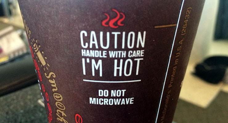 Warning Label: Caution Hot!
