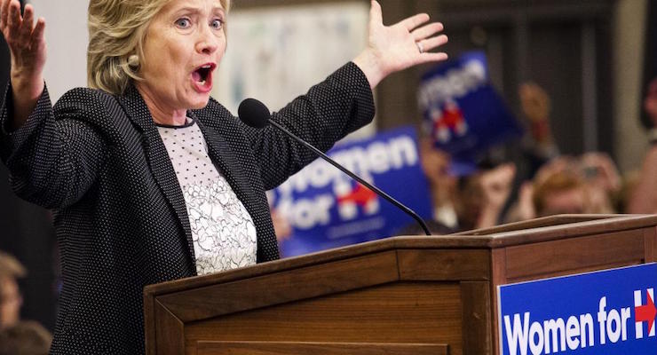 Hillary Clinton gives an economic policy speech aimed at women and women's rights in Ohio. (Photo: Reuters/Darren Hauck)