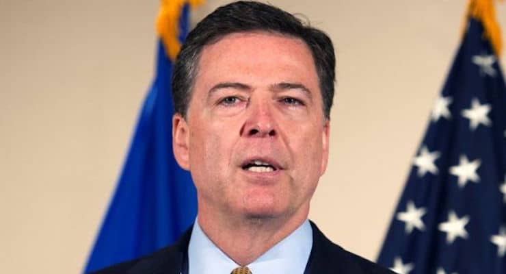 FBI Director James Comey speaks during a press conference relating to the investigation into Hillary Clinton's use of a private email server to mishandle classified information. (Photo: AP)