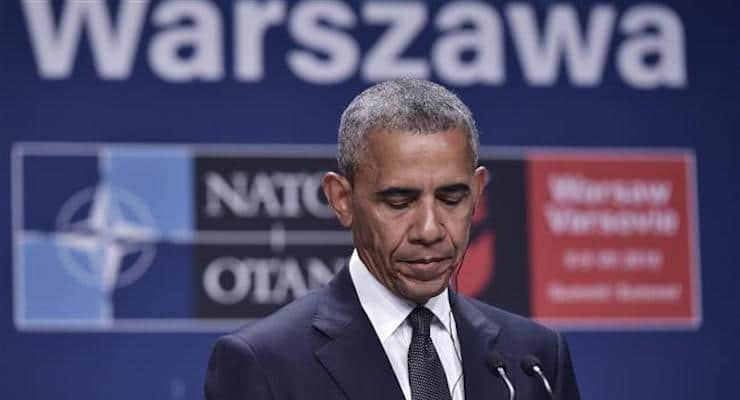 U.S. President Barack Obama attends a press conference following a bilateral meeting on the sidelines of the NATO Summit in Warsaw, Poland, July 8, 2016. (Photo: AFP)