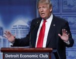 Republican presidential candidate Donald Trump speaks to the Detroit Economic Club on Monday August 8, 2016. (Photo: AP)