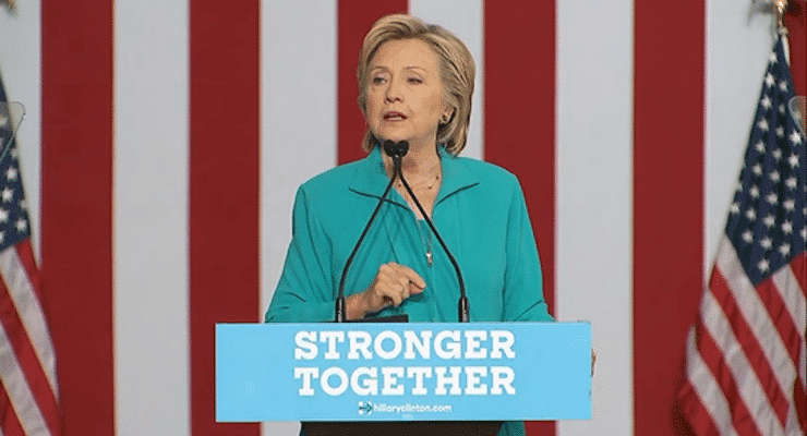 Hillary Clinton delivered a speech in Reno, Nevada on Thursday August 25, 2016 attempting to link Donald Trump and his supporters to the "alt right" racism. (Photo: Associated Press/AP)