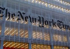 New York Times (NYT) building in New York City. (PHOTO: REUTERS)