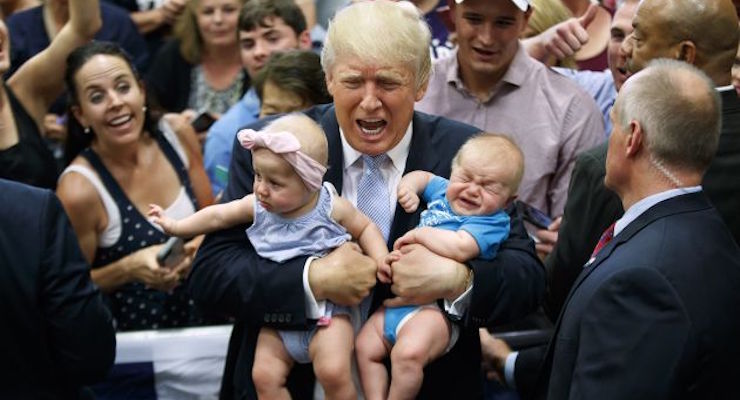 Republican presidential nominee Donald Trump on the campaign trail.