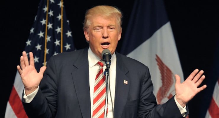 Donald Trump at a campaign rally on September 13, 2016 in Clive, Iowa. (Photo: AP)