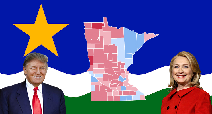 Minnesota a battleground state in the 2016 presidential election between Republican Donald J. Trump and Democrat Hillary R. Clinton.
