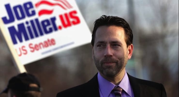 2010 Republican nominee for Alaska Senate and 2014 Republican Senate candidate Joe Miller.