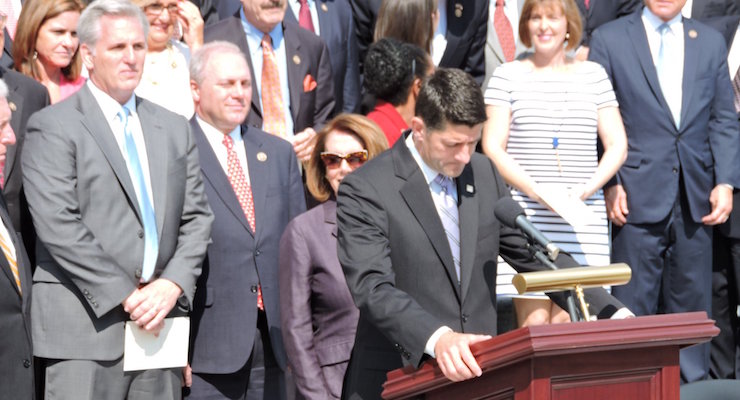 House Speaker Paul Ryan, R-Wis., led with opening session on September 9 commemorating the 9/11 15th Anniversary Memorial Service with a moment of silence.