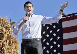 House Speaker Paul Ryan was berated and shouted down by chants of “Trump” at the Fall Fest event Saturday in Wisconsin after he abandoned the nominee amid controversy.House Speaker Paul Ryan was berated and shouted down by chants of “Trump” at the Fall Fest event Saturday in Wisconsin after he abandoned the nominee amid controversy.