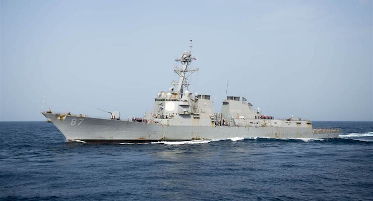 USS Mason, a U.S. Navy destroyer. (Photo: DoD/U.S. Navy Handout)