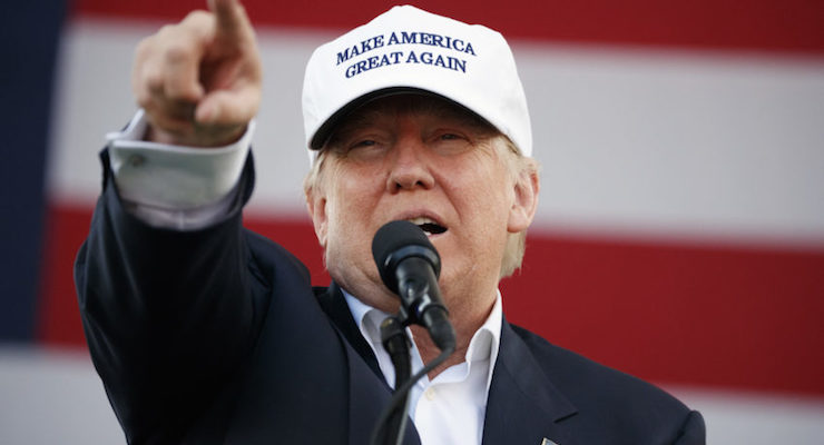 Republican presidential candidate Donald Trump speaks during a campaign rally, Wednesday, November 2, 2016, in Miami. (AP Photo/ Evan Vucci)