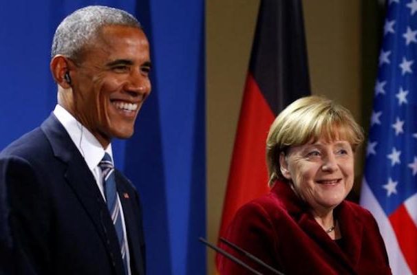 U.S. President Barack Obama and Chancellor Angela Merkel smile during their press conference at the German Chancellery in Berlin, Germany November 17, 2016. (Photo: REUTERS)