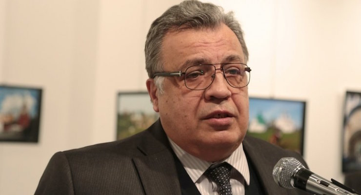 Andrei Karlov was visiting a photo gallery in the Turkish capital. (Photo: AP)