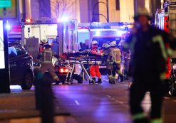 Paramedics work at the site of an accident at a Christmas market on Breitscheidplatz square near the fashionable Kurfuerstendamm avenue in the west of Berlin, Germany, December 19, 2016. (Photo: REUTERS)