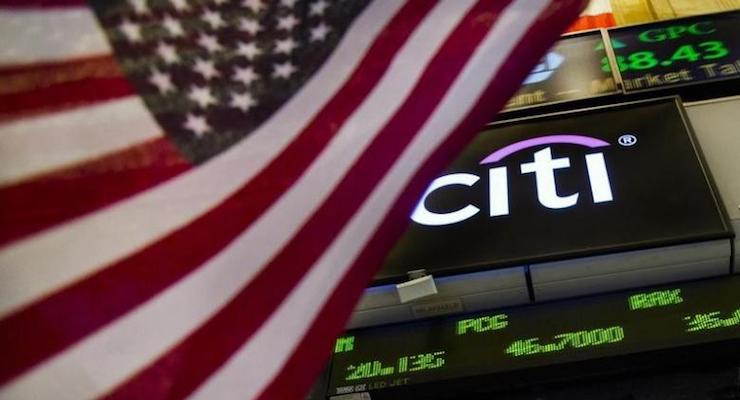 A Citigroup logo is pictured from the floor of the New York Stock Exchange July 9, 2014. (Photo: Reuters)