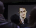 Former U.S. National Security Agency contractor Edward Snowden appears live via video during a student organized world affairs conference at the Upper Canada College private high school in Toronto, in this file photo taken February 2, 2015. (Photo: Reuters)