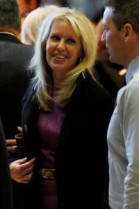 Monica Crowley, talk radio personality, stands in the lobby of Trump Tower in Manhattan, New York, U.S., December 15, 2016. (PHOTO: REUTERS)