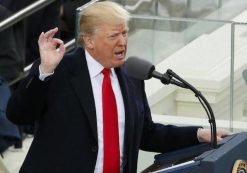 President Donald Trump delivers his speech at the inauguration ceremonies as the 45th president of the United States on the West front of the U.S. Capitol in Washington, U.S., January 20, 2017. (Photo: Reuters)