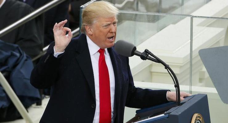 President Donald Trump delivers his speech at the inauguration ceremonies as the 45th president of the United States on the West front of the U.S. Capitol in Washington, U.S., January 20, 2017. (Photo: Reuters)