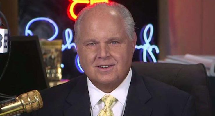 Rush Limbaugh, the king of conservative talk radio, talks with Chris Wallace on Fox News Sunday on Feb. 19, 2017.