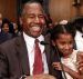 Dr. Ben Carson gets a hug from his granddaughter Tesora as he takes his seat to testify before a Senate Banking, Housing and Urban Affairs Committee confirmation hearing on his nomination to be Secretary of the U.S. Department of Housing and Urban Development on Capitol Hill in Washington, January 12, 2017. (Photo: Reuters)
