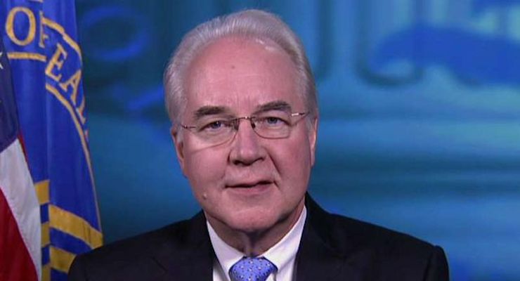 Health and Human Services Secretary (HHS) Tom Price interviews with "Hannity" on Mar. 07, 2017. (Photo: SS via Fox News Video)