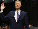 U.S. Supreme Court nominee judge Neil Gorsuch is sworn in to testify at his Senate Judiciary Committee confirmation hearing on Capitol Hill in Washington, U.S., March 20, 2017. (Photo: Reuters)