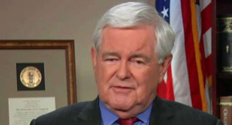 Former House Speaker Newt Gingrich on The First 100 Days. (Photo: Fox News)