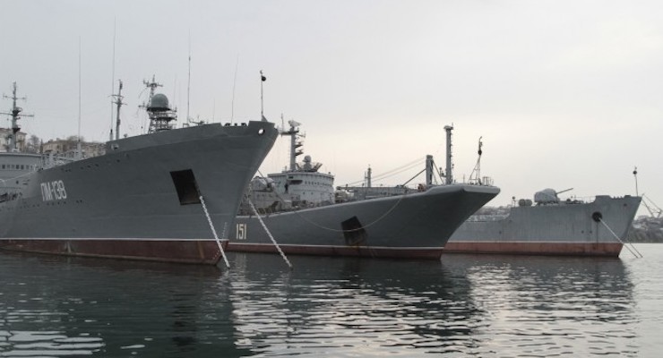 Russia Warships Crimea