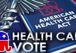 Votes on the American Health Care Act (AHCA) in Congress.