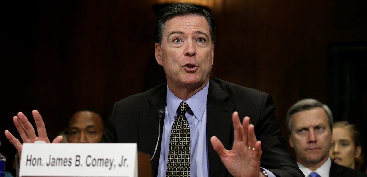 FBI Director James Comey testifies before a Senate Judiciary Committee hearing on "Oversight of the Federal Bureau of Investigation" on Capitol Hill in Washington, U.S., May 3, 2017. (Photo: Reuters)